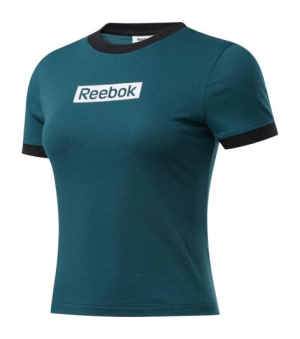 Reebok Women's Training Essentials Γραμμικό λογότυπο Λεπτό μπλουζάκι πράσινο FK6679Χαρακτηριστικά:Το μπλουζάκι Reebok για γυναίκες θα είναι χρήσιμο κατά τη διάρκεια της καθημερινής χρήσης.Επιγραφή Reebok αντίθεσης.Εισάγει στο λαιμό και τα μανίκια.Κοπή: λεπτή.Συνδυασμός δύο υλικών.Προδιαγραφές: Â · Υλικό: 60% βαμβάκι, 40% πολυεστέρας