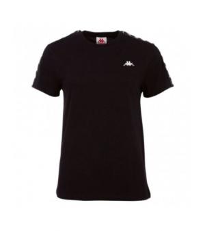 Kappa Γυναικείο Αθλητικό T-shirt Μαύρο 310020-19-4006