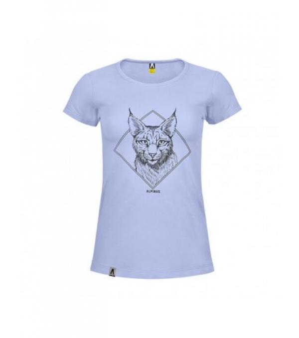 Γυναικείο T-shirt Alpinus Dinara μωβ SI18011Ιδιότητες:Το μπλουζάκι Dinara σε λεβάντα με την εικόνα του λύγκα τονίζει διακριτικά τον σεβασμό για τη φύση και την αγάπη για τα ζώα. Το υπαίθριο θέμα μπορεί να αποτελέσει συμπλήρωμα για την ZarWaisted kr95% βαμβάκι, 5% ελαστάνΒάρος βαμβακιού: 190 g