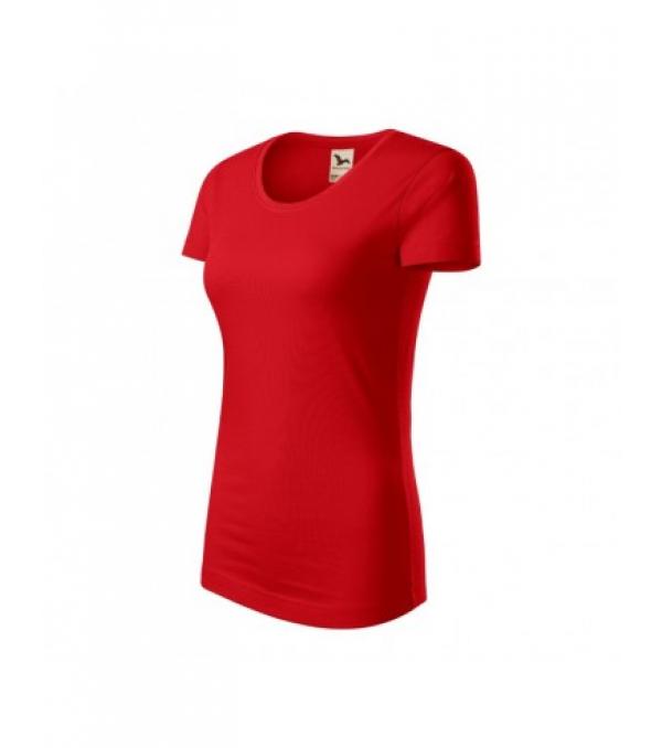 Malfini Origin T-shirt (GOTS) W MLI-17207 κόκκινο Ιδιότητες: Malfini ιδανικό για κάθε μέρα κατασκευασμένο για γυναίκες εφαρμοστό κόψιμο στρογγυλή λαιμόκοψη από ύφασμα ευχάριστο στην αφή κοντά μανίκια Υλικό: οργανικό βαμβάκι Χρώμα: χρώμα: κόκκινο