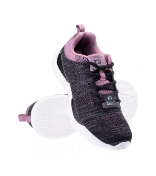 Ιδιότητες: Γυναικεία παπούτσια προπόνησης IQ χαμηλό, μοντέλο με κορδόνια αναπνεύσιμο επάνω μέρος από Mesh σόλα από καουτσούκ Χρώμα: χρώμα: μαύρο και ροζ