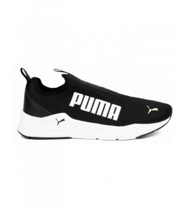 Puma Wired Rapid M Shoes Properties: Men's Puma shoes will prove themselves during everyday use. The lightweight mesh upper ensures foot ventilation. Slip-on design with practical handles. The SoftFoam sockliner provides uninterrupted comfort. Rubber outsole. Color: black