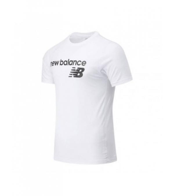 New Balance SS NB Classic Core Logo T-shirt TE WT M MT03905WT Χαρακτηριστικά: New Balance T-shirt ιδανικό για καθημερινή χρήση για άνδρες κανονικό κόψιμο Κοντά μανίκια στρογγυλή λαιμόκοψη λογότυπο του κατασκευαστή Χρώμα: χρώμα: λευκό