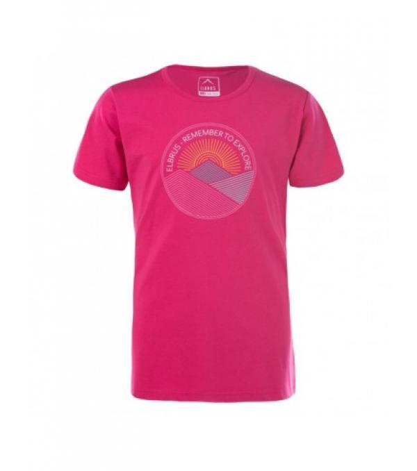 Elbrus Karit Tg T-shirt Χαρακτηριστικά: Ίσιο κόψιμο Κοντό μανίκι Ανθεκτικό στην τριβή Φιλικό προς το περιβάλλον Στρογγυλεμένη λαιμόκοψη Υλικό: Πλαστικό υλικό: 100% οργανικό βαμβάκι Χρώμα: χρώμα: ροζ