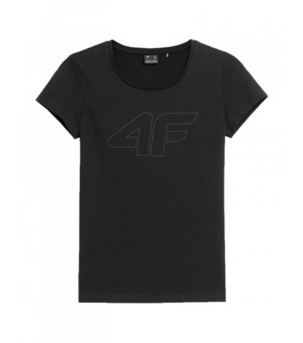 Γυναικείο T-shirt 4F F0907 deep black 4FAW23TTSHF0907 20S Αυτό το γυναικείο T-shirt είναι ιδανικό για καθημερινή χρήση. Κανονικό κόψιμο. Υψηλή περιεκτικότητα σε βαμβάκι. Μεγάλο λογότυπο στο μπροστινό μέρος. Στρογγυλή λαιμόκοψη. Material: 95% βαμβάκι, 5% ελαστάν