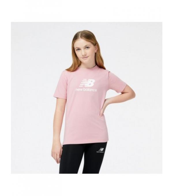 T-shirt για κορίτσια με γραφικά και την επιγραφή New Balance. Τα ρούχα είναι κατασκευασμένα από 100% βαμβάκι υψηλής ποιότητας. Το καθημερινό μπλουζάκι για κορίτσια θα ταιριάξει τέλεια με τα κλασικά παιδικά αθλητικά παπούτσια. Υλικό: Αμυγδαλωτό, με φανελάκια, που φέρουν την ένδειξη "Αμυγδαλωτό": 100% βαμβάκι