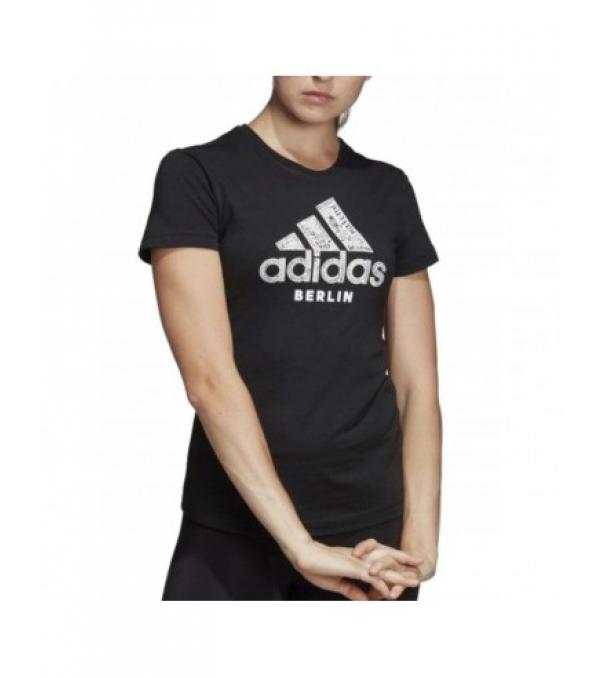 Adidas Kc Berlin Tee WT Ea0414 Χαρακτηριστικά: Γυναικείο T-shirt από την ADIDAS. Το μοντέλο KC BERLIN TEE W αποτελεί ένα μοναδικό στυλ και άνεση στη χρήση. Η τέλεια ποιότητα κατασκευής και το σπορ στυλ εξασφαλίζουν ότι το t-shirt θα δείχνει υπέροχο σε κάθε σιλουέτα. Ιδανικό για καθημερινή χρήση, αναψυχή και διάφορους τύπους αθλητικών δραστηριοτήτων. Το T-shirt που προσφέρουμε είναι κατασκευασμένο πολύ προσεκτικά από υλικά υψηλής ποιότητας και με προσοχή στη λεπτομέρεια Χρ: Μαύρο