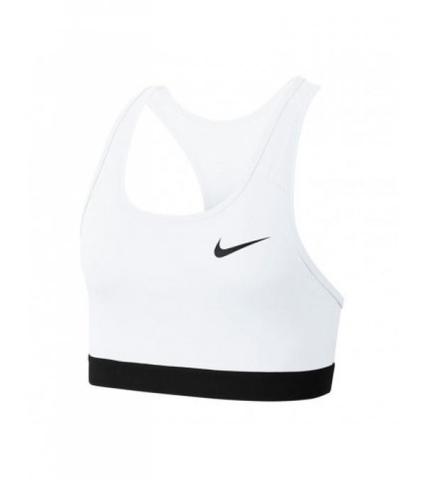  Σουτιέν Nike WMNS Swoosh Band Icon Bra * γυναικείο αθλητικό σουτιέν * ελαστική ζώνη στη μέση κάτω από το μπούστο * κατασκευασμένο από DRI FIT / θερμοενεργή τεχνολογία, που αποβάλλει τον ιδρώτα προς τα έξω * στενή εφαρμογή τυλίγει το σώμα * η πλάτη με κόψιμο μποξεράκι επιτρέπει την ελευθερία κινήσεων * το κόψιμο συμπίεσης παρέχει υποστηρικτική αίσθηση κατά τη διάρκεια προπονήσεων μεσαίας έντασης * σύνθεση: 82% πολυεστέρας, 18% spandex * Λευκό χρώμα Το αθλητικό σουτιέν Nike Swoosh με μαλακά cup είναι κατασκευασμένο από υλικό συμπίεσης που παρέχει στήριξη κατά τη διάρκεια προπονήσεων μέσης έντασης. Η ελαστική ζώνη στη μέση κάτω από το μπούστο είναι λεία και άνετη. 