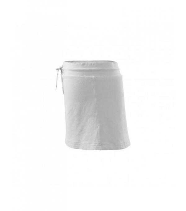 Malfini Δύο σε ένα W MLI-60400 λευκή φούστα Χαρακτηριστικά: 95% βαμβάκι, 5% ελαστάν Φούστα 2 σε 1 με ραμμένο σορτσάκι εύκαμπτο υλικό που διατηρεί το σχήμα του ιδανική για σπορ και σωματική δραστηριότητα κοντό κόψιμο "Α" φαρδιά ελαστική ζώνη στη μέση ρυθμιζόμενη με κορδόνι Χρώμα: λευκό