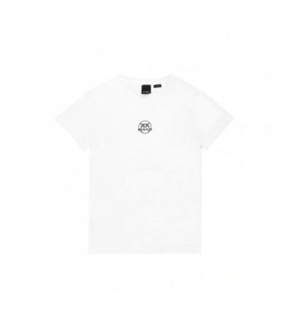 Χαρακτηριστικά: Γυναικείο κοντομάνικο T-shirt. Κατασκευασμένο από βαμβακερό jersey με μίνι λογότυπο Love Birds στο μπροστινό μέρος. Κωδικός του κατασκευαστή: 100355A0KO. Λευκό χρώμα.