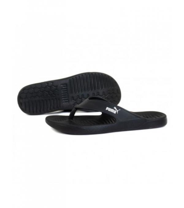 Puma Aqua Flip M 375098 01 παπούτσια Ιδιότητες: 4F παντόφλες ιδανικές για την παραλία και την πισίνα συνθετικό πάνω μέρος για άνδρες Λογότυπο του κατασκευαστή Material: Συνθετικό Χρώμα: Συνθετικό: χρώμα: μαύρο