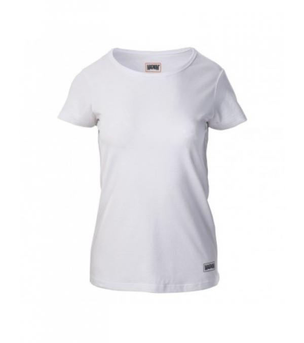 Magnum magnum essential t-shirt wo's Ιδιότητες: Κλασικό T-shirt για καθημερινή χρήση Φυσικό βαμβακερό ύφασμα Το υλικό επιτρέπει στο δέρμα να αναπνέει Ο σχεδιασμός δεν περιορίζει την κίνηση Μινιμαλιστικός, διαχρονικός σχεδιασμός Υλικό: Βαμβάκι Χρώμα: λευκό