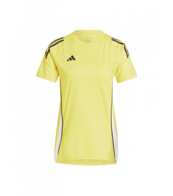 Χαρακτηριστικά: adidas Tiro 24 γυναικείο t-shirt. Θα λειτουργήσει καλά κατά τη διάρκεια ποδοσφαιρικών αγώνων. Κανονικό κόψιμο. Η τεχνολογία Aeroready απομακρύνει την υπερβολική υγρασία. Οι ίνες δημιουργήθηκαν κατά τη διαδικασία ανακύκλωσης. Material: 100% ανακυκλωμένος πολυεστέρας Χρώμα: κίτρινο