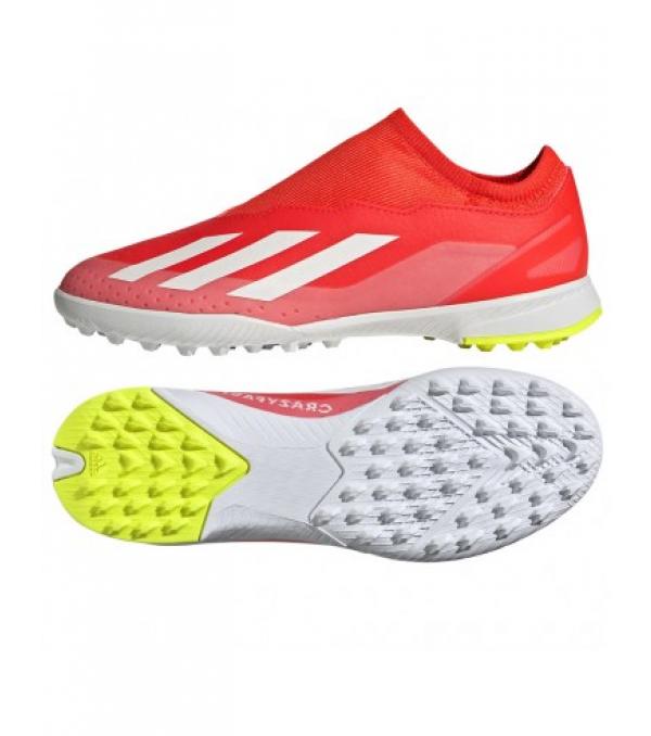 Αναλυτική περιγραφή προϊόντος: Τα παπούτσια Adidas X CRAZYFAST League LL Jr TF IF0687 είναι σχεδιασμένα για τους νεαρούς ποδοσφαιριστές που θέλουν να ξεχωρίζουν στο γήπεδο. Με εντυπωσιακό design και υψηλή ποιότητα κατασκευής, αυτά τα παπούτσια θα σας βοηθήσουν να επιτύχετε τις καλύτερες επιδόσεις σας. Χαρακτηριστικά ή τεχνικές λεπτομέρειες προϊόντος: - Ειδικά σχεδιασμένα για χρήση σε συνθετικές επιφάνειες - Ανθεκτικό επάνω μέρος από συνθετικό δέρμα - Εξαιρετική πρόσφυση και ευελιξία με την τεχνολογία της Adidas - Ελαφριά κατασκευή για απόλυτη άνεση κατά τη διάρκεια του παιχνιδιού Συστήνεται το προϊόν για: Τους νεαρούς ποδοσφαιριστές που αναζητούν αξιόπιστα και αποτελεσματικά παπούτσια για τις προπονήσεις και τα παιχνίδια τους σε συνθετικές επιφάνειες. Extra Λεπτομέρειες: Με τα Adidas X CRAZYFAST League LL Jr TF IF0687 θα αισθανθείτε σαν να πετάτε στο γήπεδο, ενώ θα διαθέτετε την απαιτούμενη πρόσφυση και ασφάλεια για να αναπτύξετε το παιχνίδι σας. Επιλέξτε την υψηλή ποιότητα της Adidas για ασταμάτητες επιδόσεις στο γήπεδο.