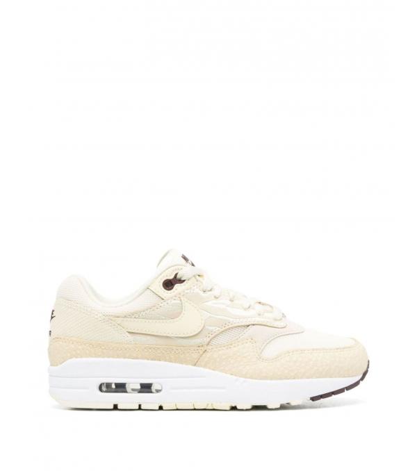 NIKE ΠΑΠΟΥΤΣΙΑ Αθλητικά παπούτσιαNike Air Max 1 87 Sneakers Coconut Milk/Alabaster Sneakers Λογότυπο Λαστιχένια σόλα Δέρμα Ύφασμα Made in ChinaΔέρμα