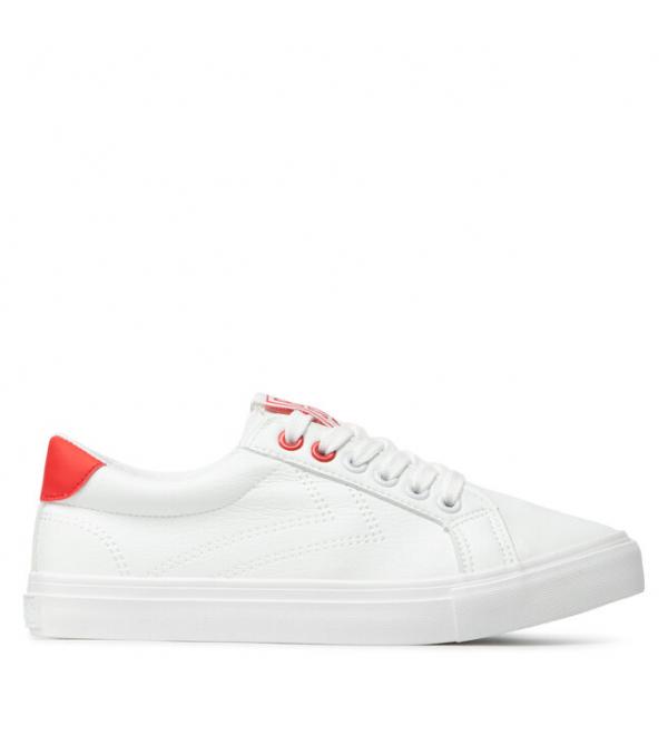 Πάνινα παπούτσια Big Star Shoes BB274210 White/Red