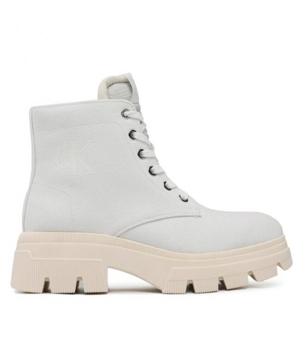 Ορειβατικά παπούτσια Calvin Klein Jeans Chunky Boot Vintange Tongue YW0YW00947 White YBR