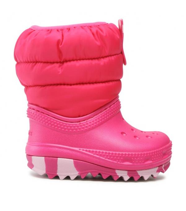 Μπότες Χιονιού Crocs Classic Neo Puff Boot T 207683 Candy Pink