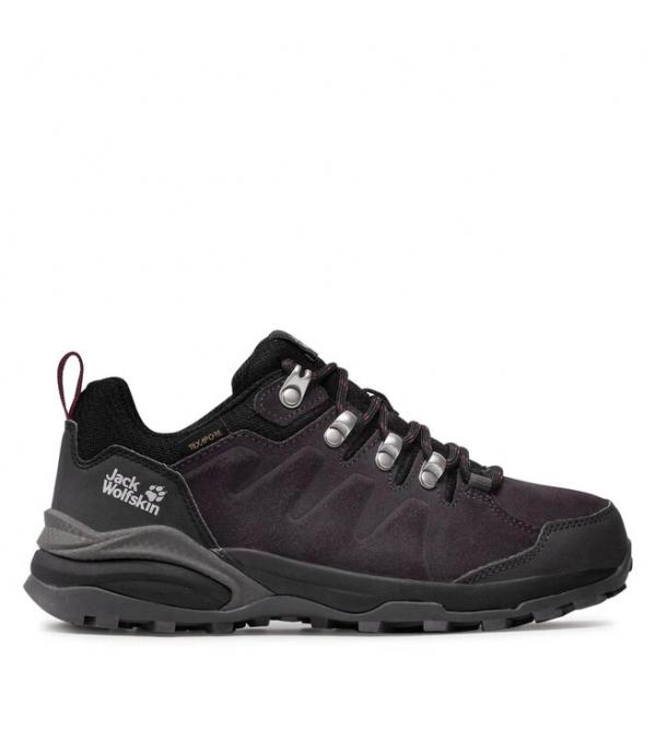 Παπούτσια πεζοπορίας Jack Wolfskin Refudio Texapore Low W 4050821 Dark Steel/Purple