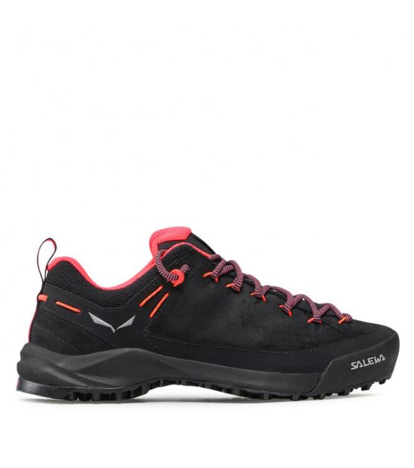 Παπούτσια πεζοπορίας Salewa Ws Wildfire Leather 61396-0936 Black/Fluo Coral