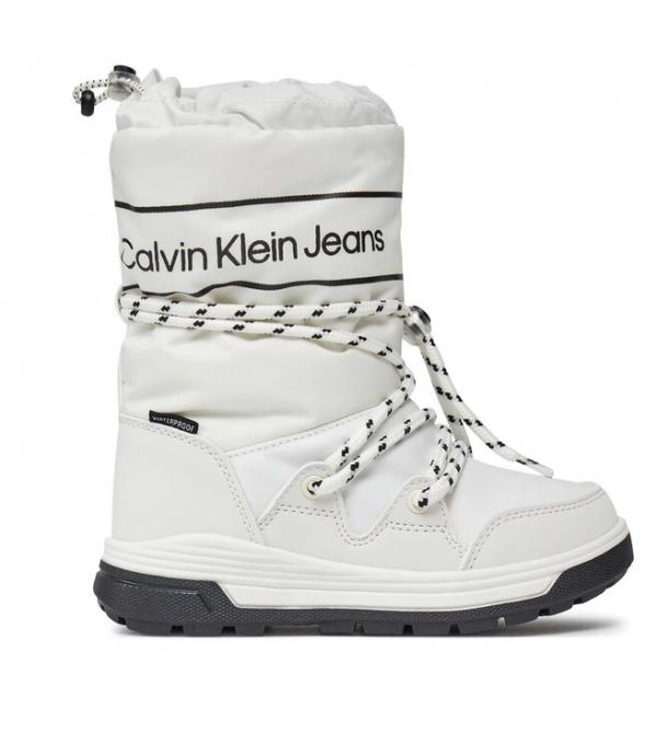 Μπότες Χιονιού Calvin Klein Jeans V3A6-80713-1486 M White 100