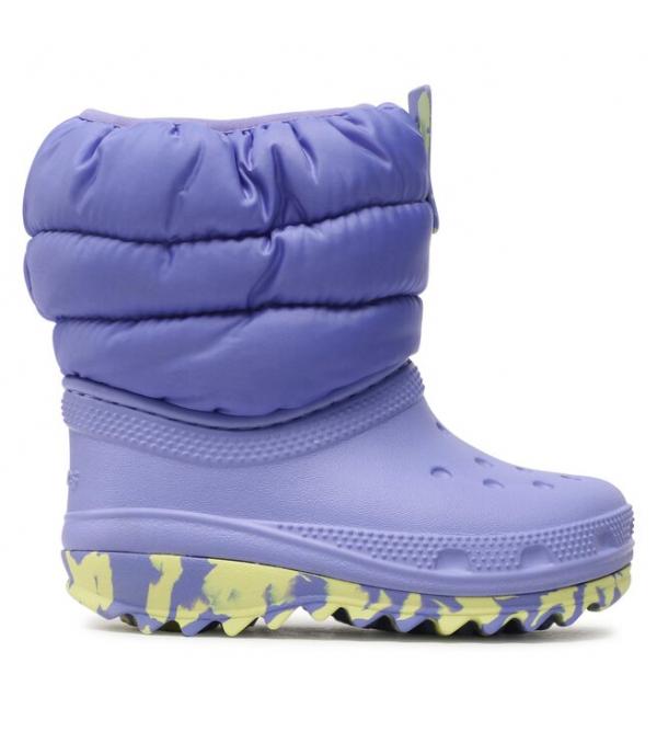 Μπότες Χιονιού Crocs Classic Neo Puff T 207683 Digital Violet