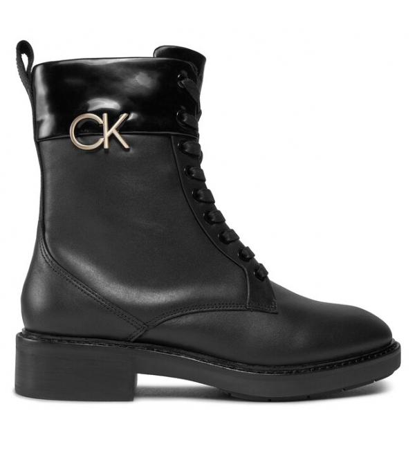 Ορειβατικά παπούτσια Calvin Klein Rubber Sole Combat Boot W/Hw HW0HW01717 Ck Black BEH