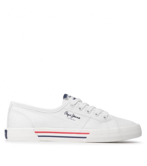 Πάνινα παπούτσια Pepe Jeans Brady W Basic PLS31287 White 800