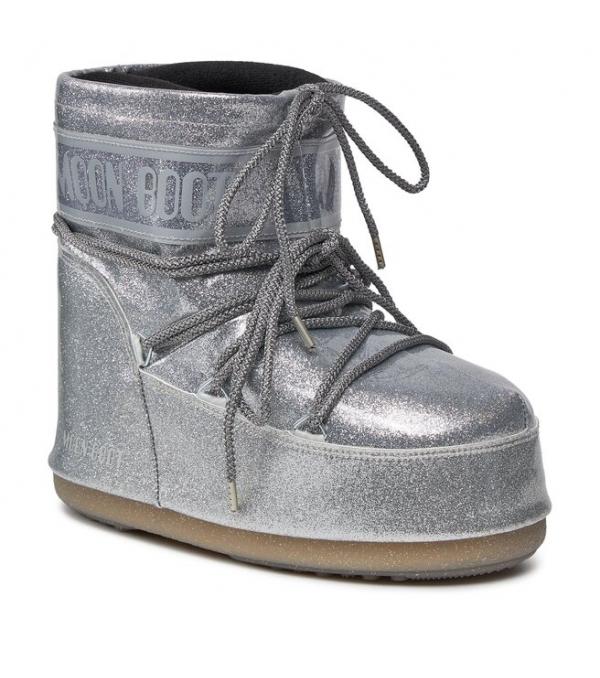 Μπότες Χιονιού Moon Boot Low Glitter 14094400002 Silver 002