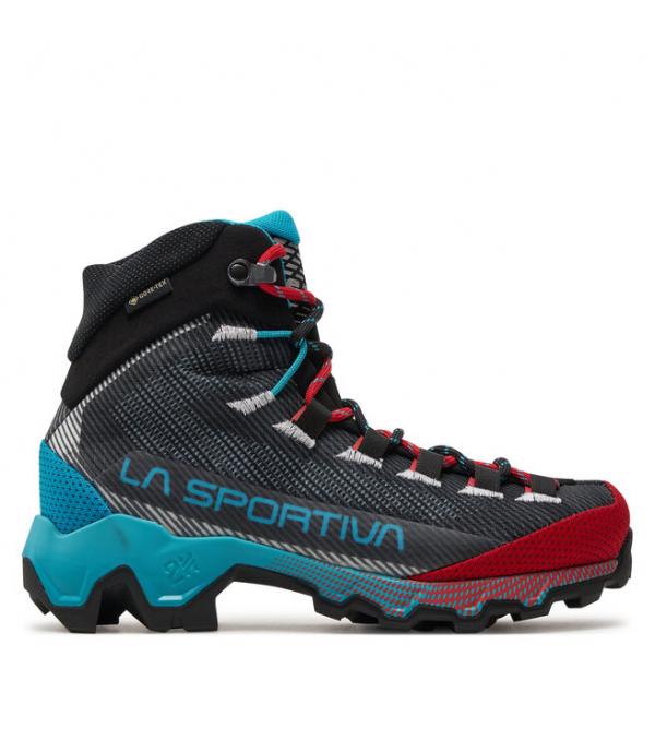 Παπούτσια πεζοπορίας La Sportiva Aequilibrium Hike Woman Gtx GORE-TEX 44E900602 Carbon/Malibu Blue