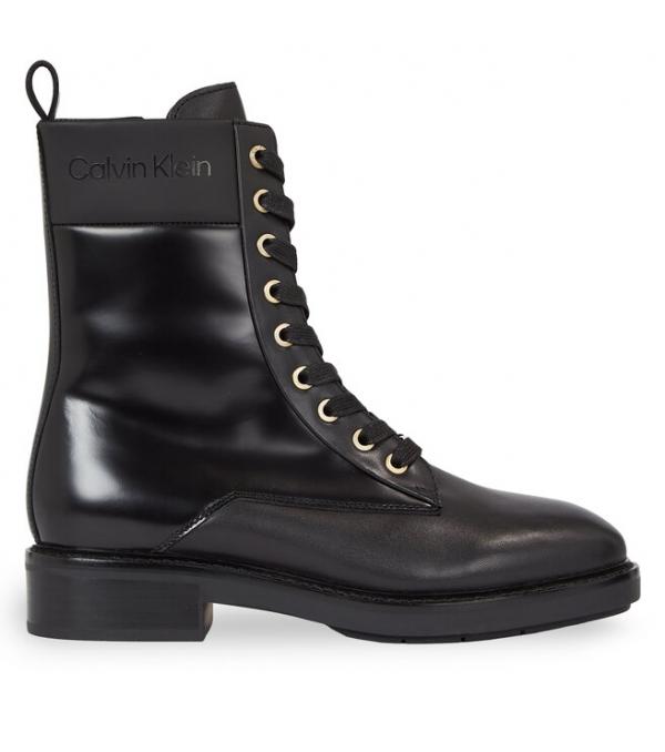 Ορειβατικά παπούτσια Calvin Klein Rubber Sole Combat Boot Lg Wl HW0HW01715 Ck Black BEH