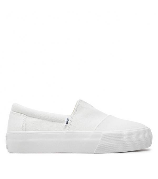 Πάνινα παπούτσια Toms Alp Fenix Platform Slip 10019805 White Washed