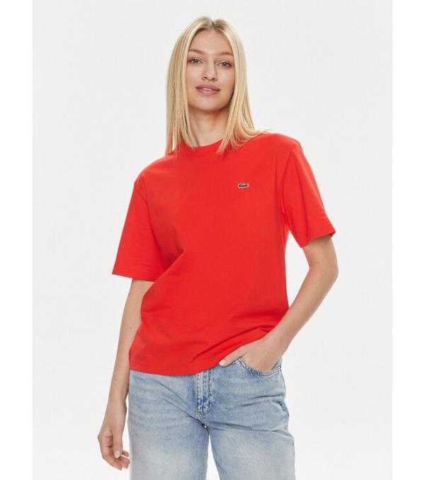 Lacoste T-Shirt TF7215 Κόκκινο Slim Fit