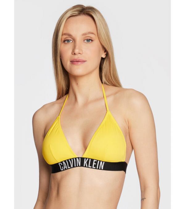 Calvin Klein Swimwear Μπικίνι πάνω μέρος Intense Power KW0KW01850 Κίτρινο