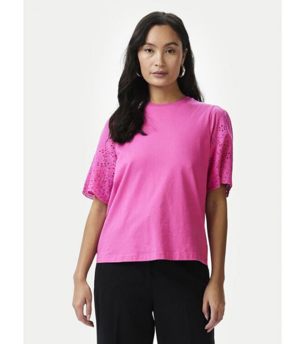 YAS T-Shirt Lex 26033890 Ροζ Regular Fit