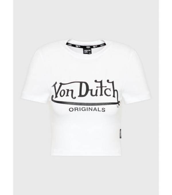 Von Dutch T-Shirt Arta 6 230 050 Λευκό Regular Fit