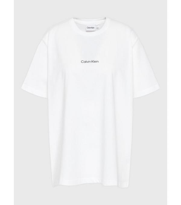 Calvin Klein Jeans Plus T-Shirt K20K205471 Λευκό Regular Fit