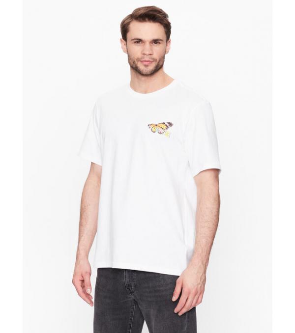 Converse T-Shirt City Butterfly 10024616-A03 Λευκό Standard Fit