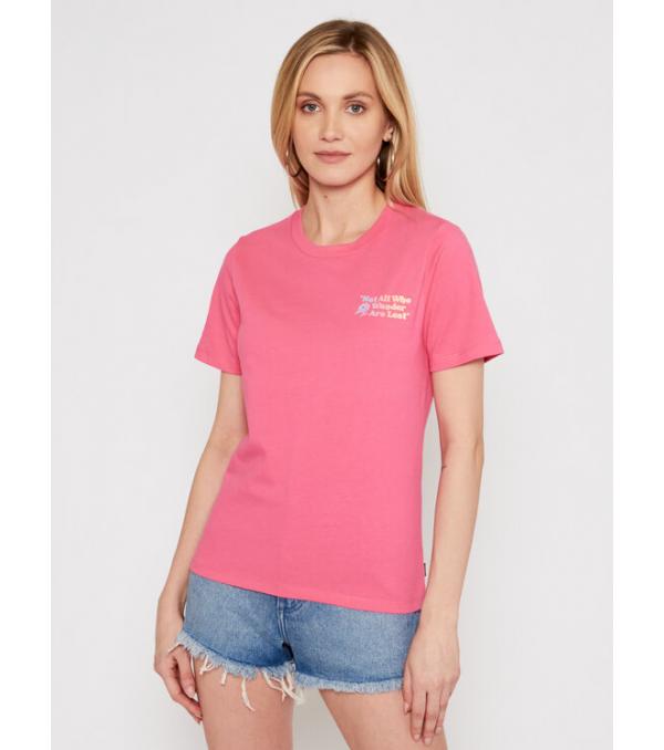 Converse T-Shirt Exploration Team 10022260-A03 Ροζ Standard Fit