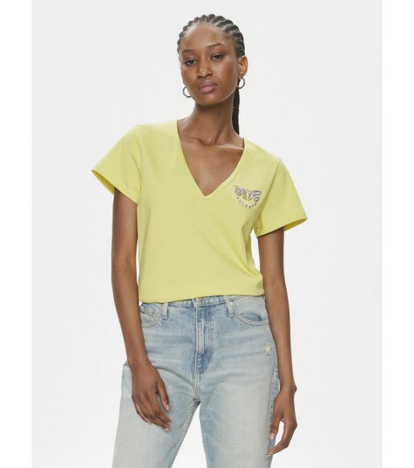 Pinko T-Shirt 100372 A1R7 Κίτρινο Regular Fit