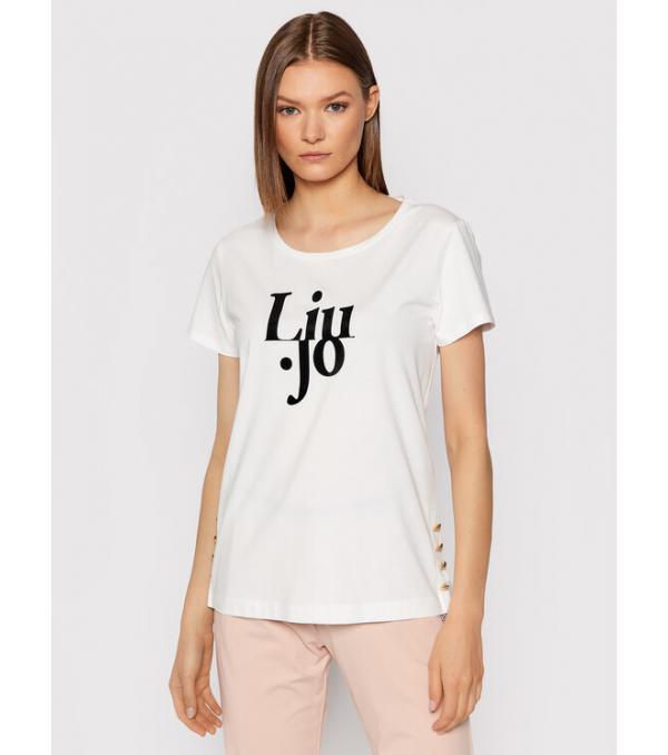 Liu Jo Sport T-Shirt TF1249 J5972 Λευκό Regular Fit