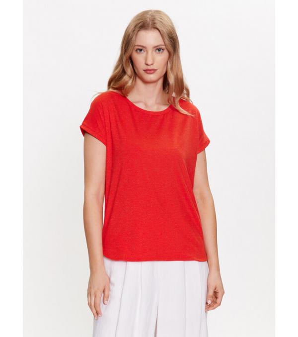 ICHI T-Shirt 20109945 Κόκκινο Regular Fit