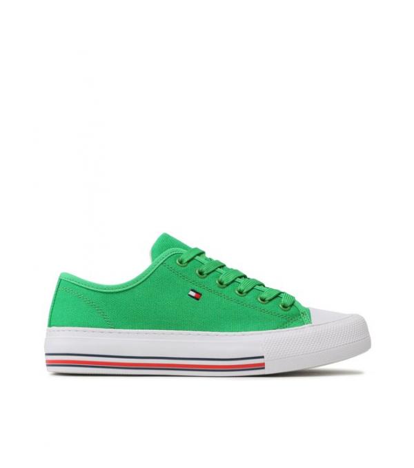 Tommy Hilfiger Sneakers Low Cut Lace-Up Sneaker T3A9-32677-0890 Πράσινο