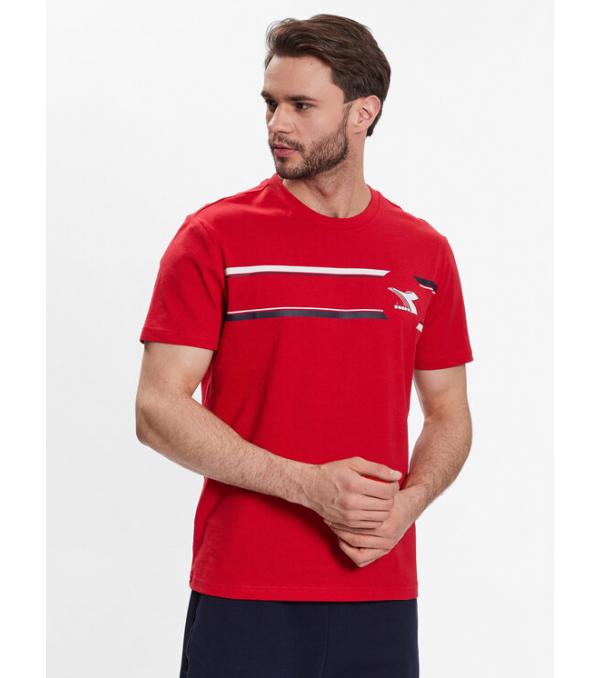 Diadora T-Shirt Logo 102.179311 Κόκκινο Regular Fit