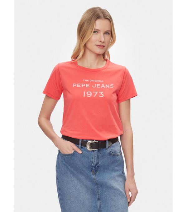 Pepe Jeans T-Shirt Harbor PL505743 Κόκκινο Regular Fit