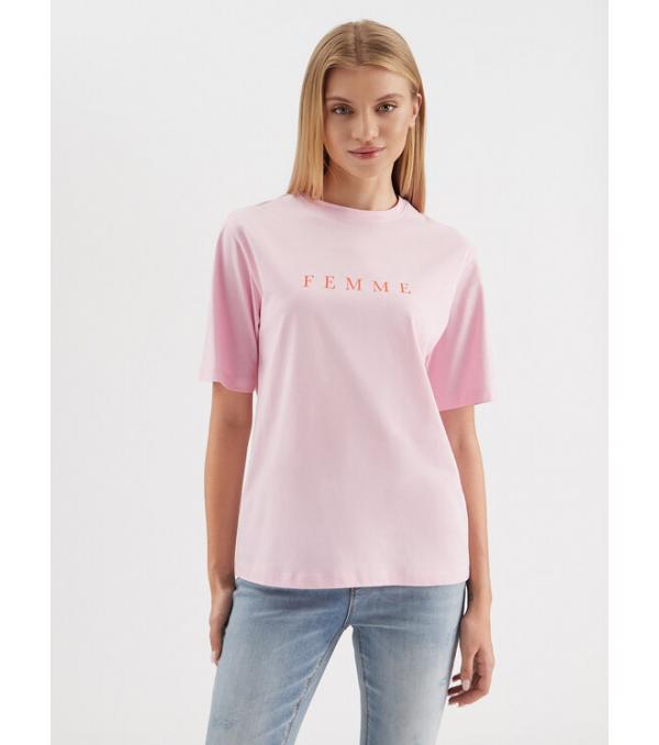 Selected Femme T-Shirt 16085609 Μωβ Loose Fit