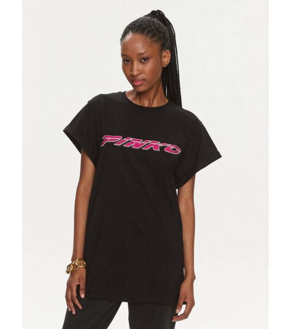 Pinko T-Shirt 103138 A1P7 Μαύρο Relaxed Fit