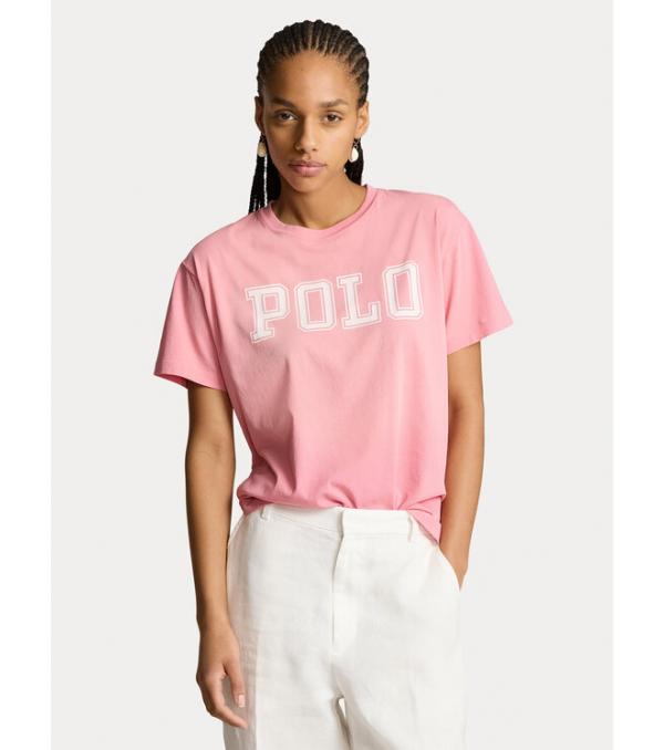 Polo Ralph Lauren T-Shirt 211935591002 Ροζ Regular Fit