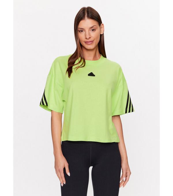 adidas T-Shirt Future Icons 3-Stripes T-Shirt IL3062 Πράσινο Loose Fit