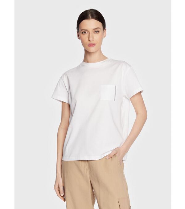 Fabiana Filippi T-Shirt JEDP04W108 Λευκό Regular Fit
